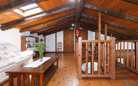 On the upper floor there is also one bedroom and bathroom